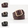 Trendy Womens Faux Leather Square Pin Belt With Durable Alloy Buckle Perfect For Fashion Forward Style