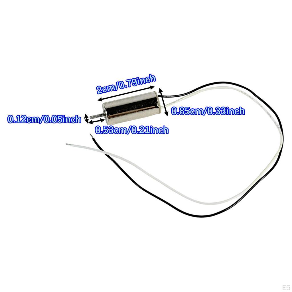 8520 Coreless Micro Motor, Hollow Motor Accessory, Easy Installation 8.5 X 20mm Replacement Part for
