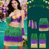 Accessoires de Costume Mardi Gras Franges Jupe Jambières Manchettes Costume Cosplay Halloween pour Carnaval Mascarades