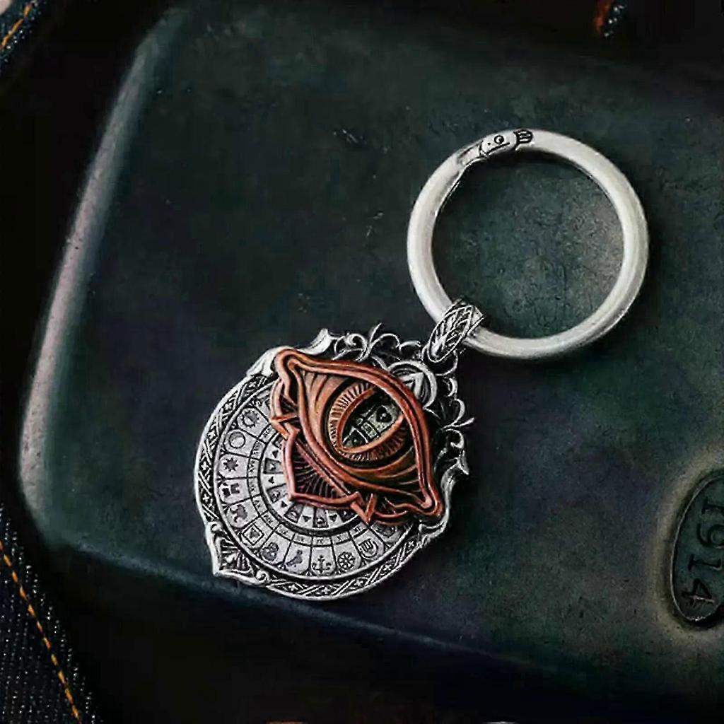2026 Hot!! Handmade Tarot Vision Pendant All-Seeing Eye Necklace,Card Pendant,Mystic Divination Jewelry,Spiritual Guidance Necklace Pendant