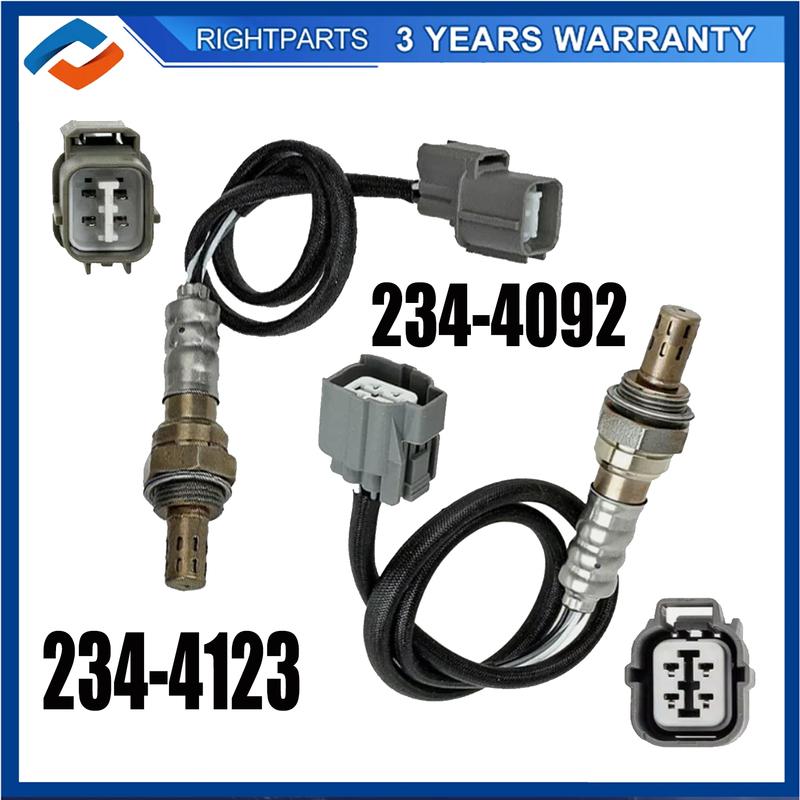 2pcs Front & Rear Oxygen O2 Sensor Upstream Downstream For 2001 2002 2003 2004 2005 Honda Civic 1.7L D17A7