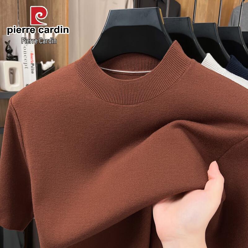 

Pierre Cardin Men s Wool Blend Short Sleeve Round Neck Knit Sweater 2XL