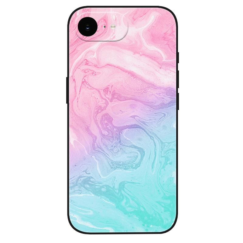 For iPhone 17e Case Silicone Luxury Space Cute Painted Soft Bumper for iPhone 17e 2026 17 e Phone Cover TPU Funda Shockproof