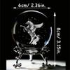 One Unicorn Crystal Ball Decoration, Birthday Gift Glass Ball, a Home Decoration with a Base, a Birthday Gift for Girlfriend, Co