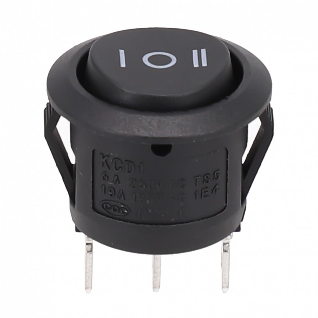 Wohnwagen Wohnmobil Anwendung Wippschalter 3 Pins Kippschalter Schwarz