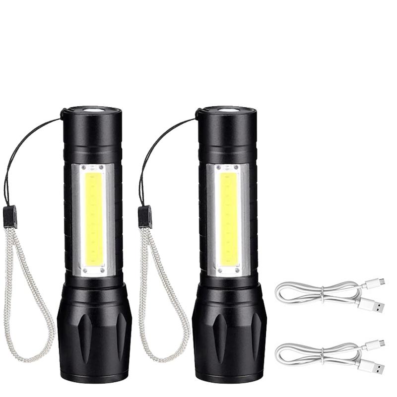 Super Bright P50 Flashlight USB Rechargeable LED Long Range Tactical Torch Outdoor Waterproof Emergency Camping Fishing Lantern