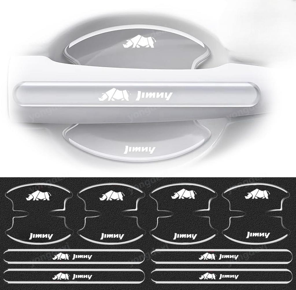 Jimny Suzuki Car Door Handle Protector, Transparent Type, For Suzuki Jimny JB64 Sierra JB74