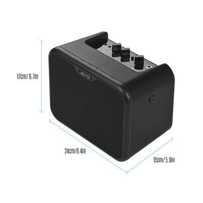 JOYO MA-10E Mini Taşınabilir Elektro Gitar Amfisi Hoparlör 10Watt Amp OD/Temiz Çift Kanallı