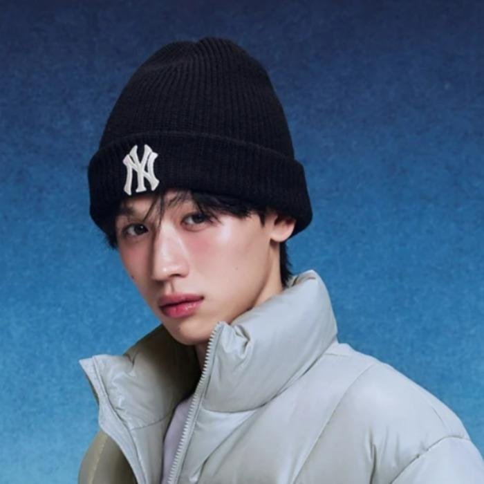 MLB [TWS PICK] New Jelly Mid Beanie NY Yankees Black