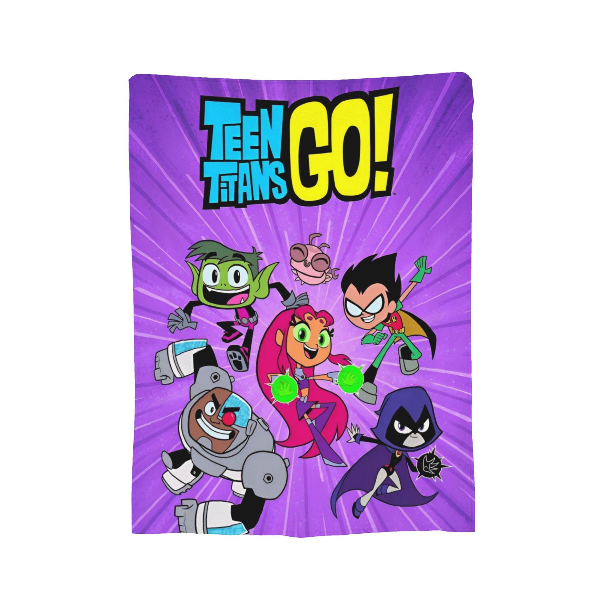 

Teen Titans Go Raven Attack Flannel Blanket Custom Throw Blankets for Bed Sofa Couch 125*100cm Quilt, 150x200cm
