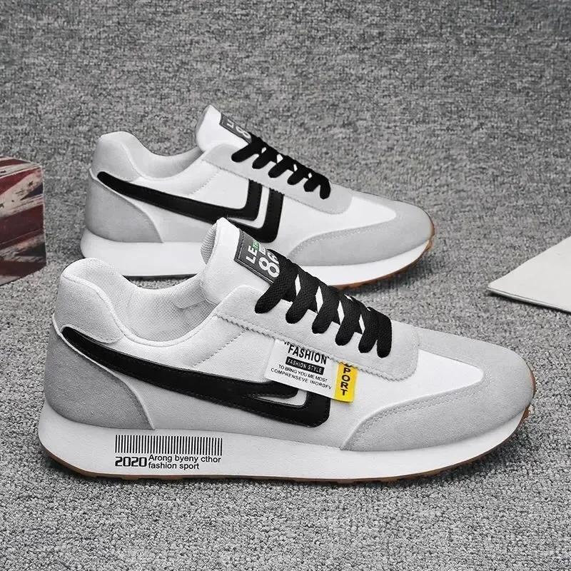 Men Causal Light Fashion Sneakers Man Autumn New Lace-up Flats Outdoors Mesh Breathable Casual Shoes Zapatillas De Hombre for daily use