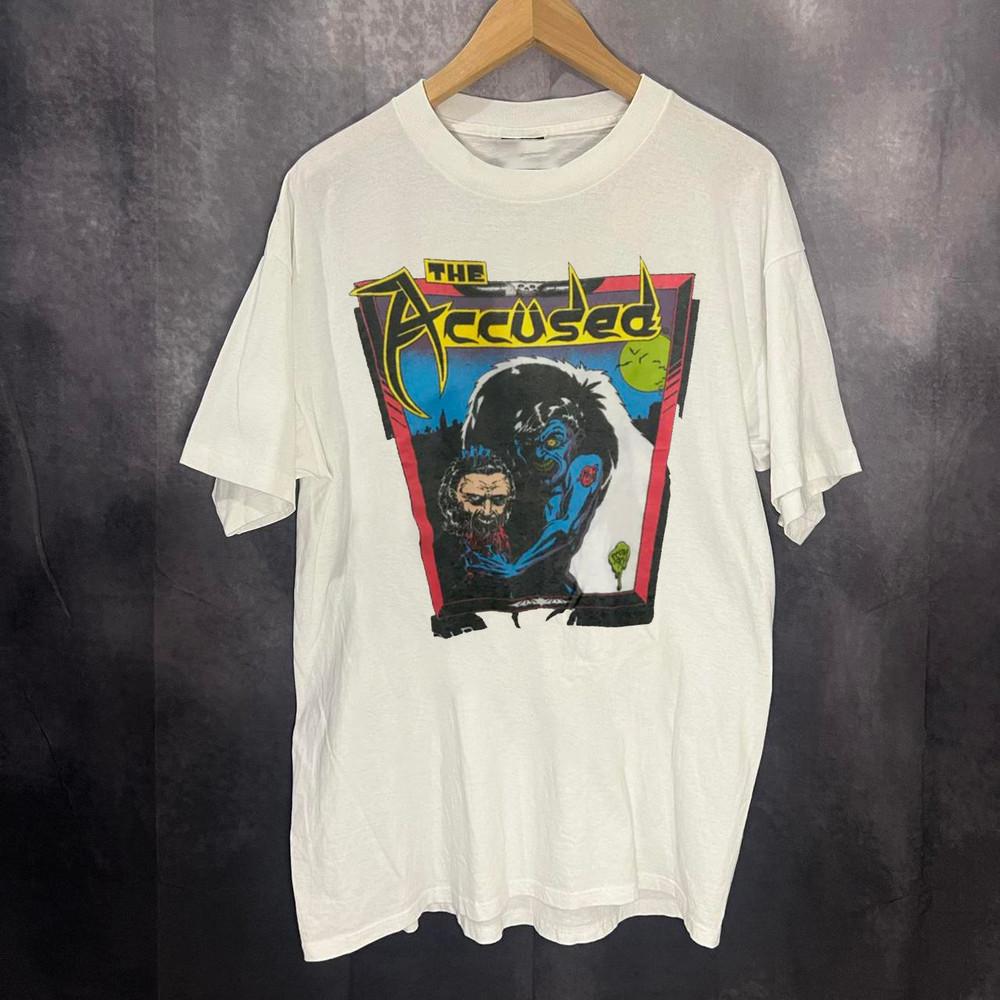 

Band The Accused White Tee Unisex T-Shirt All Size S To 5XL TP525 Unisex T-Shirt L