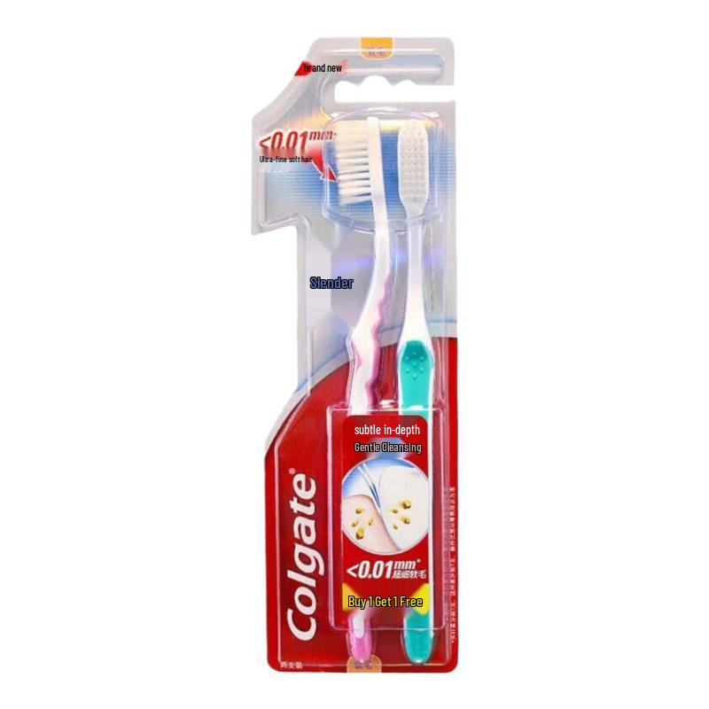 Colgate Slim Soft Charcoal Toothbrush (2-Pack)
