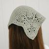Women's Sequin Knit Kerchief Net Headscarf