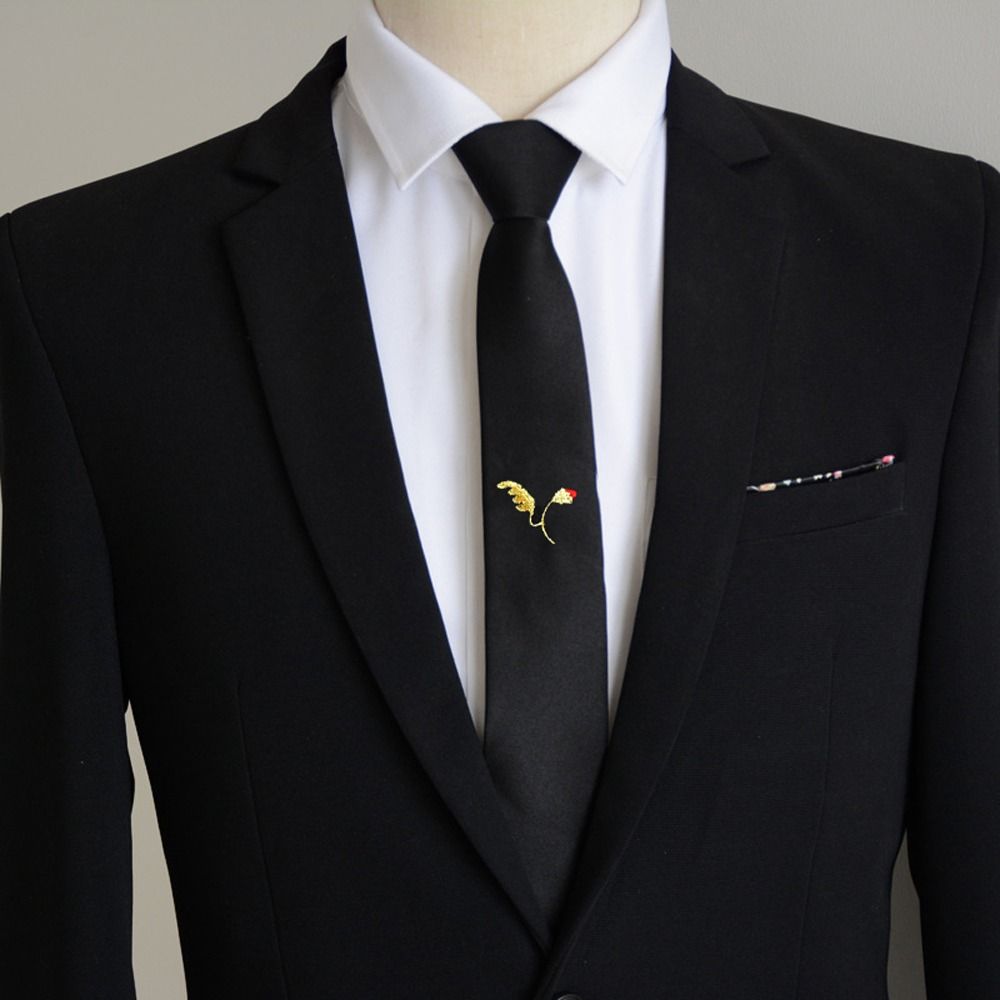 

Uniform Neckties Men Neckties Women Neck Ties British Style Neckties Embroidery Crown Neckties B