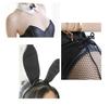 Sexy Bunny Girl Cosplay Leotard Style Bodycon Faux Leather High Leg Style Bunny Ear Headband Included Lingerie Style Outfit Fancy Dress Bold Cute