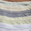 Culottes Triangle en Coton Taille Moyenne pour Femmes - Couleur Unie, Grande Taille, Style Européen et Américain