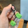 2025 Barbell Keychain Silicone Dumbbell Keychain Gym Gifts For Gym Lovers Fitness Trainer Gift Backpack Car Key Pendant
