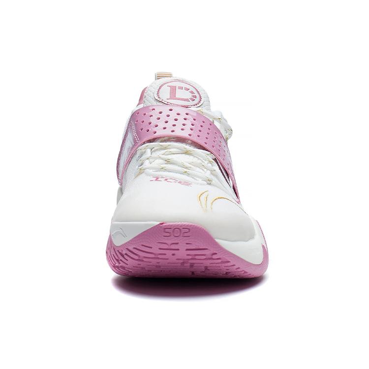 New LiNing Coldblood Cushioning Anti Slip And Wear Resistant Coverage Support Low Top Basketball Shoes Men's Dark Rosy Red ABPS021-4