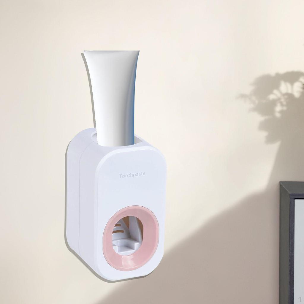 Automatic Toothpaste Dispenser Bathroom Accessories Multipurpose Portable Toothbrush Holder for