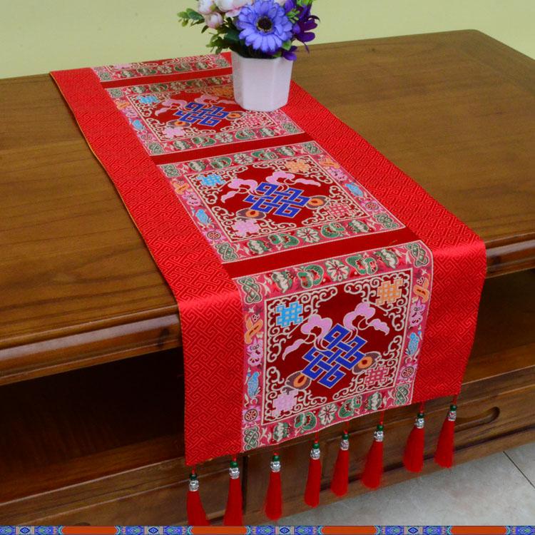 Tibetan-style Table MATS Zen-inspired Dining Tables Coffee Tables TV Cabinets Long Table Flags/classical Home Fabric Decorations