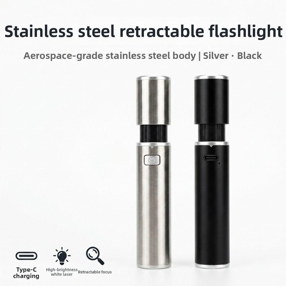Rechargeable Strong LED Flashlight Waterproof Emergency Zoomable Lantern Handheld Torch Fishing