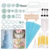 Fondant & Cake Mold Set: 33-Piece Baking Tools with Cookie Cutters
