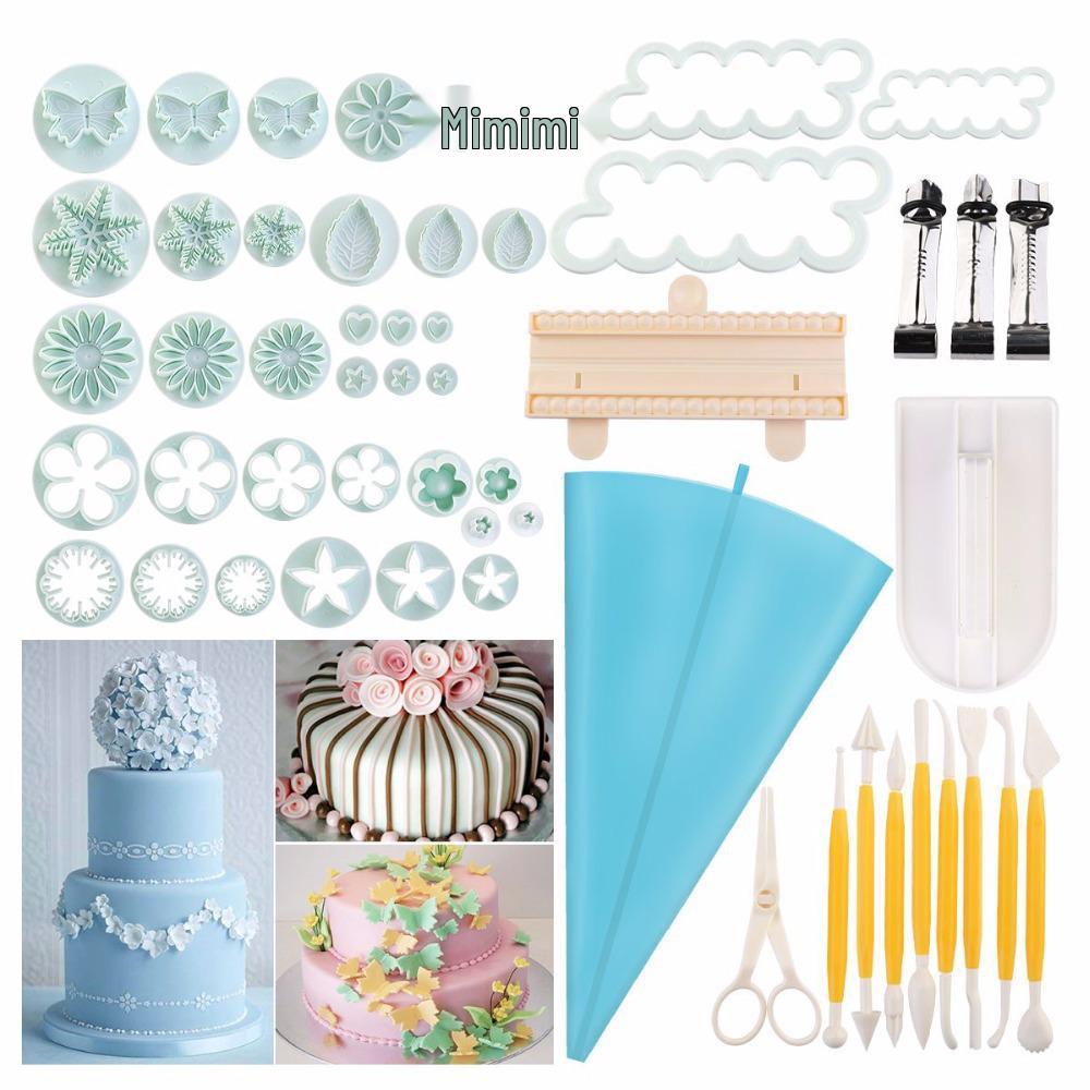 Fondant & Cake Mold Set: 33-Piece Baking Tools with Cookie Cutters