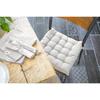 Quilted Outdoor Cushion Water-repellent - Anti-UV "Kala" In Cotton 38 X 38 Cm The Butterfly Effect