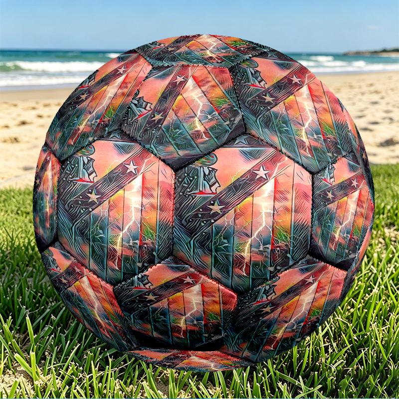 Futbol Kulübü Baskılı Boyut 5 Futbol Topu, Maç Antrenmanı ve Günlük Pratik İçin PU Aşınmaya Dayanıklı Futbol, Futbol Taraftarları İçin Doğum Günü Hediyesi