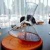 Wysokiej jakości kryształowy szklany dekanter prezent 360 obrotowy kubek 1500 ml separator wina szampan whisky butelka wina dla rodzinnego baru