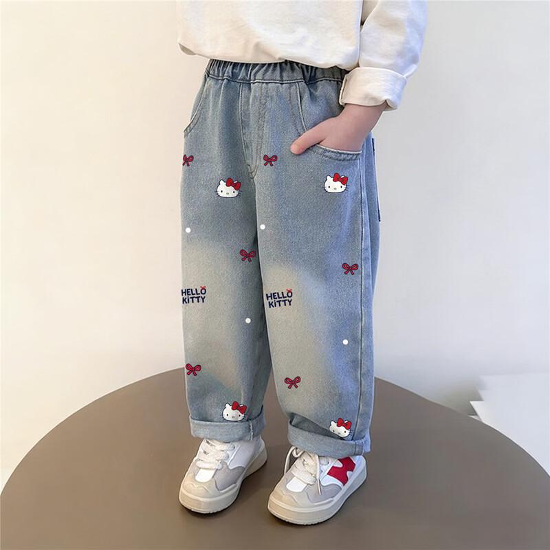 Hello Kitty Girls' Retro Slim-Fit Jeans