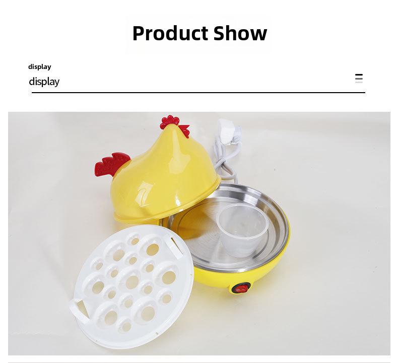 Cartoon Mini Egg Cooker – Household Egg Steamer Gift