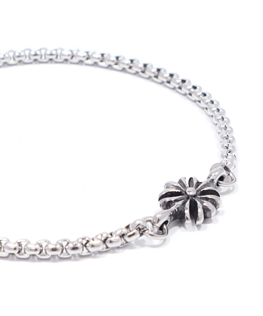 Jbans Classic A Sun Mark Round Cube Chain Bracelet (C2601Ac1393_Sv)