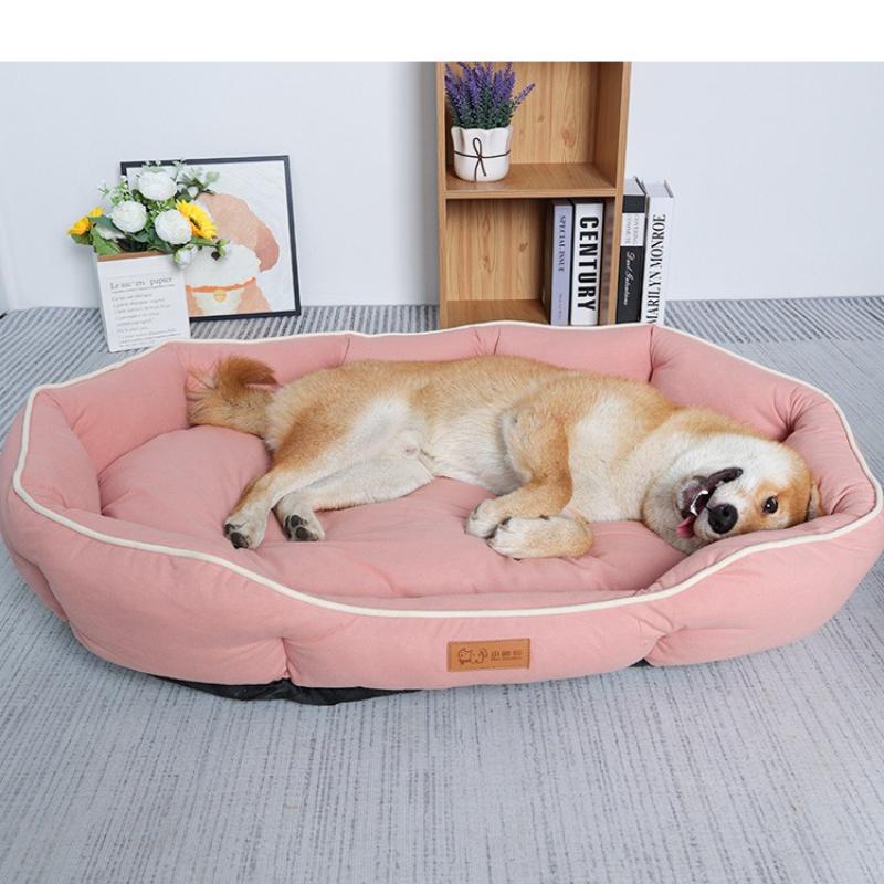Pet Sofa Sleeping Bed Large Dog Bed House for Cats Big Space Dog Sofa Sleeping Mat Golden Hair Four Seasons Universal Pet Pads Easy To Maintain