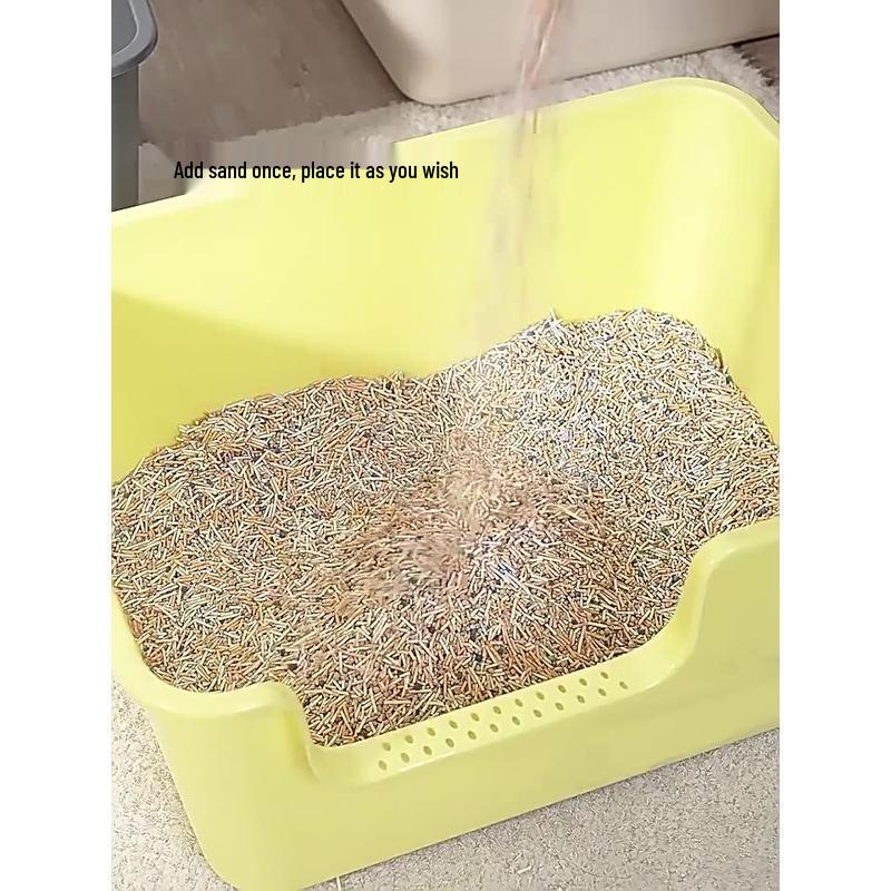 JINGRUIXIANG Anti-Splash Open Cat Litter Box