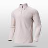 Men's Zipper Stand Up Collar Long Sleeved Fleece Sweatshirt Casual Long Sleeved Base Shirt Versatile Round Neck Sweatshirt Men's Top