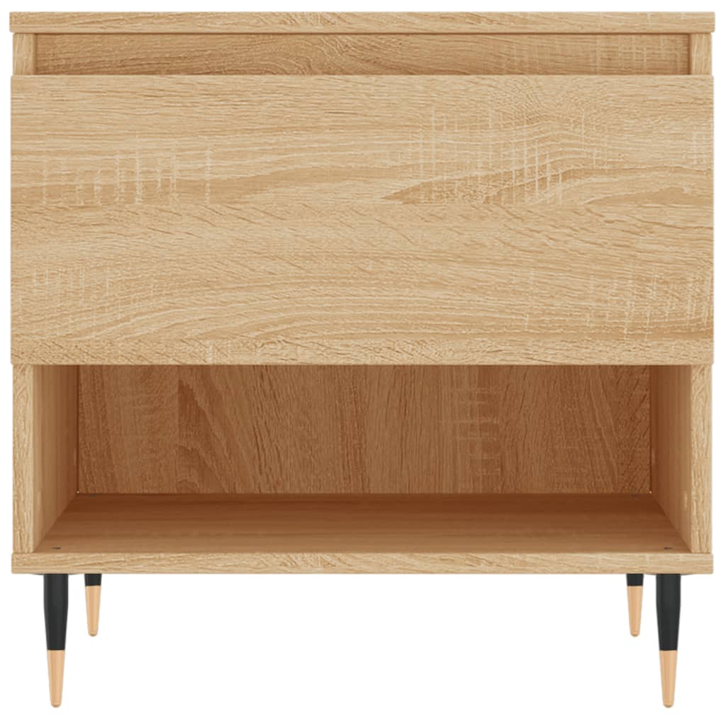  Coffee Tables, 2 Pcs, Sonoma Oak, 50x46x50 Cm