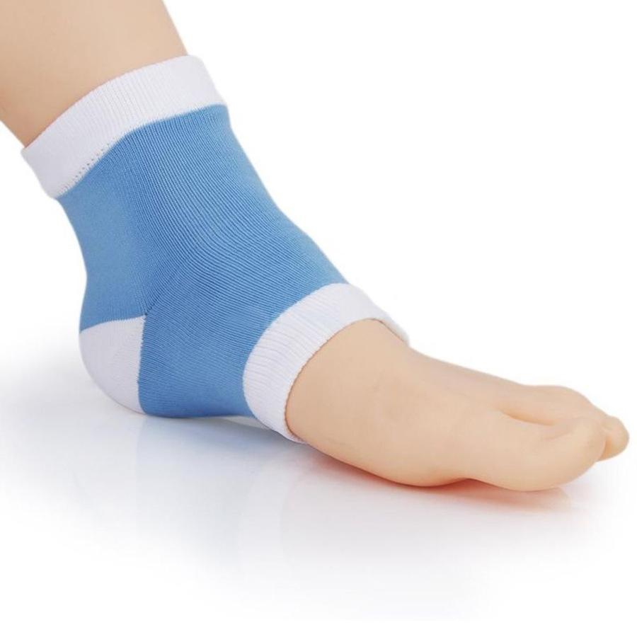 Sumifun Paar Fersengelsocken Fußschutzsocken Silikonsocken