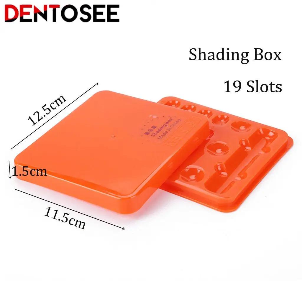 Dental Shading Light Box Veneer Placement Box Resin Material Lightproof Box Dentistry Consumables