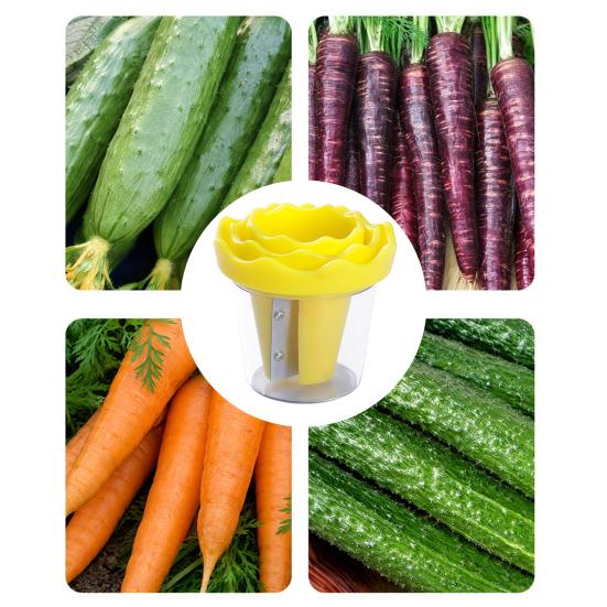 Vegetable Roll Slicer Spiral Curler, Stainless Steel Blade Handheld Twister, Creative Home Cooking Accessory Rotatable Fruit Cutter for