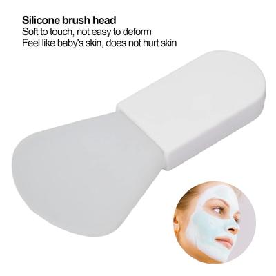 10Pcs Silicone Face Mask Brushes, Mini Short Handle Mud Applicator Portable Facial Beauty Tool White(Scalloped), Wholesale Business