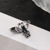 Gothic Angel Ring Vintage Religious Angel Wings Silver Opening Ring Punk Angle Metal Rings For Women Men Party Jewelry Gifts