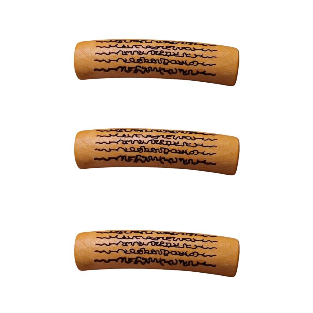 

3Pcs Tube Shape Loose Beads Wood Spacer Bead Bag Charm Curved Tube Beads Craft Projects Style B
