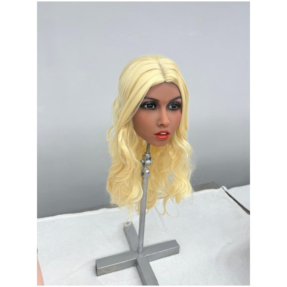 Exquisite Sex Doll Single Head Realistic Insertable Oral Love Doll Head Built In Skeleton Real Oral Sex Doll Head