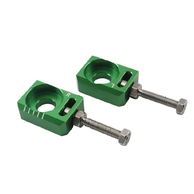 Aluminum Chain Adjuster For Electric Bike Motorcycles Rear Axles Blocks Aluminum Rear Wheel Axles Hub Spacers