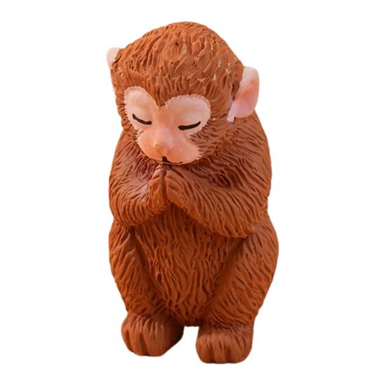 Clasp Hands Animal Statue Simulation Panda Rabbit Capybara Koala Dog Cat Monkey Ornament Resin Sculpture Decoration Ornament