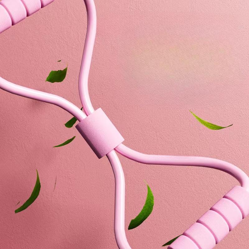8-shaped Stretcher for Women with Open Shoulder and Back Tension Rope, Elastic Band, Household Fitness Yoga Equipment, 8-shaped Back Training Tool