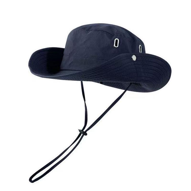 

Waterproof Cowboy Hat for Men & Women- UPF 50+ Sun Protection Wide Brim Fishing Hat Hiking Camping Gear темно-синього кольору