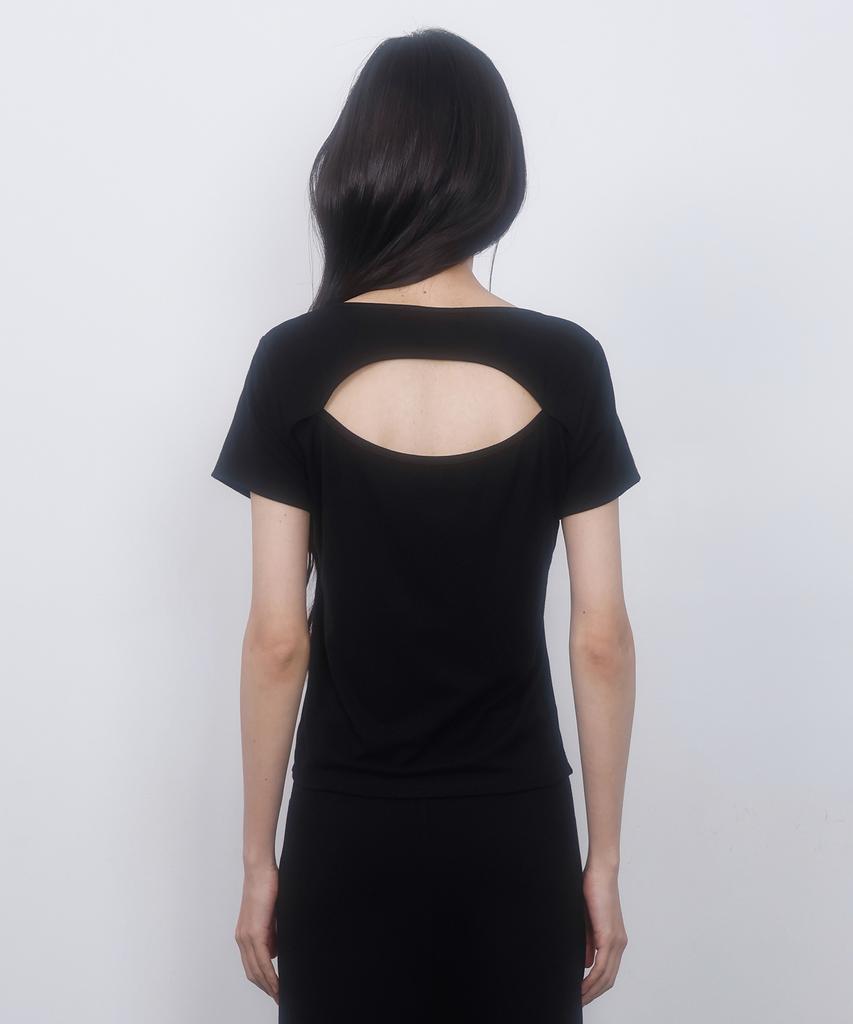 LMR Hot Fix Cutout Short Sleeve T-Shirt Black